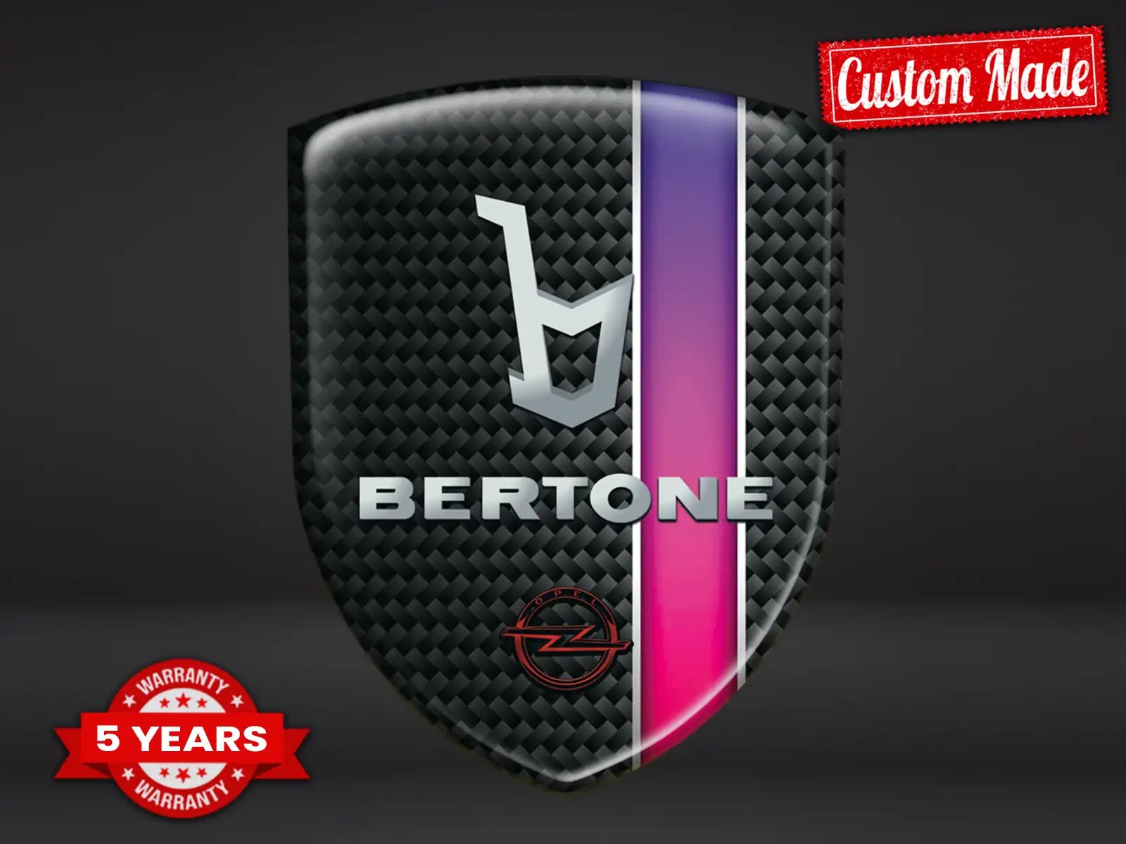 Bertone Vinyle Auto Sur Mesure Résistant Sport Luxe